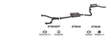 Redback Exhaust System for Ford Fairmont (01/1998 - 09/2002), Falcon (01/1998 - 09/2002)