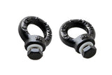 BLACK TIE DOWN RINGS / EYE NUTS - BY FRONT RUNNER