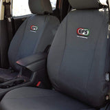EFS Canvas Front Seat Covers Isuzu D-max 2012 - 6/2020 (Pair)