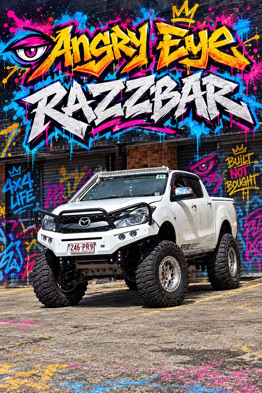 BT50 12-20 RAZZBAR ANGRY EYE LOOPS AVAILABLE FOR PRE ORDER NOV APPROX ARRIVAL 2026