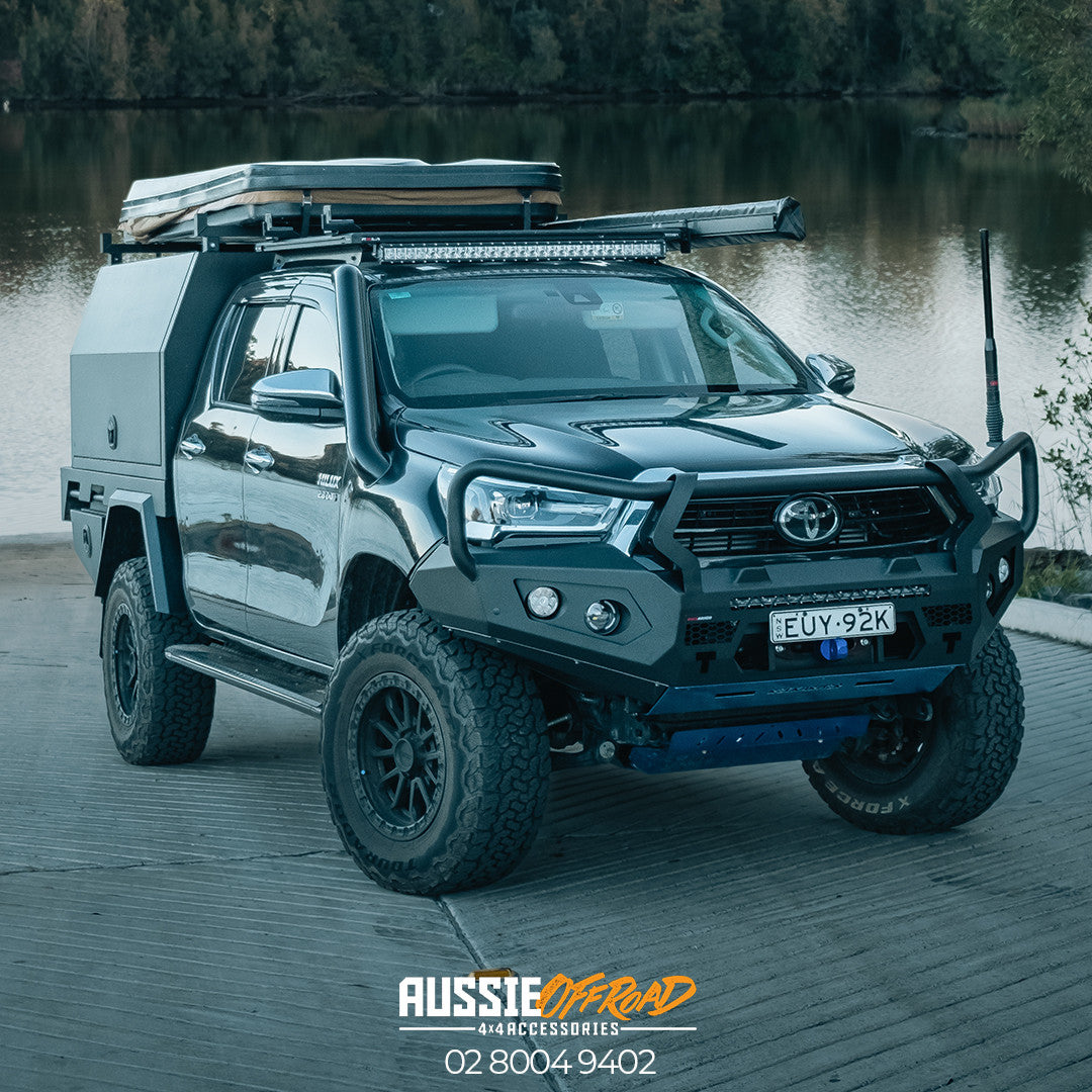 Hilux 08/20+ Offroad Frontal Pack - GT Bull Bar / 12,000LBS Winch / R85 LED Spotties