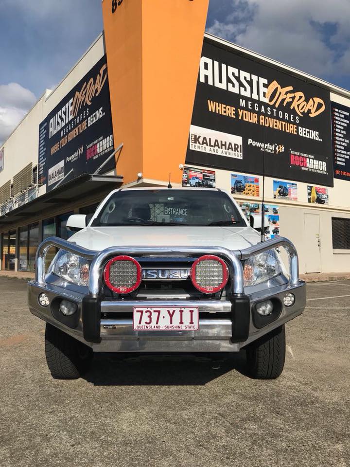 Isuzu DMAX Rockarmor Alloy Bull Bar (2012 - 2016)