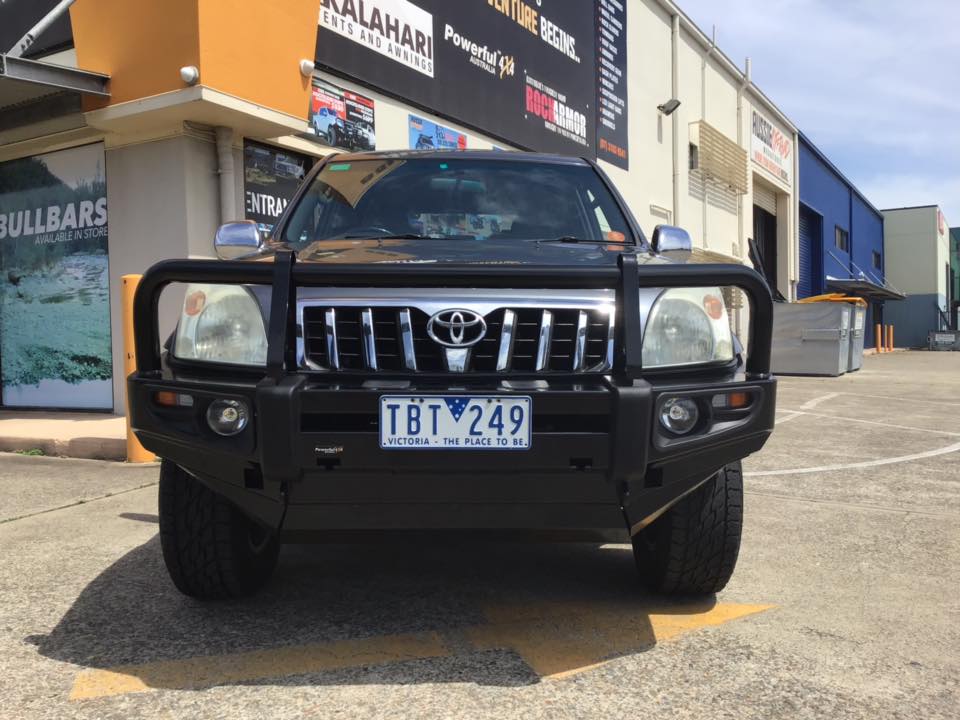 RockArmor Premium Bull Bar - Toyota Prado 120 Series