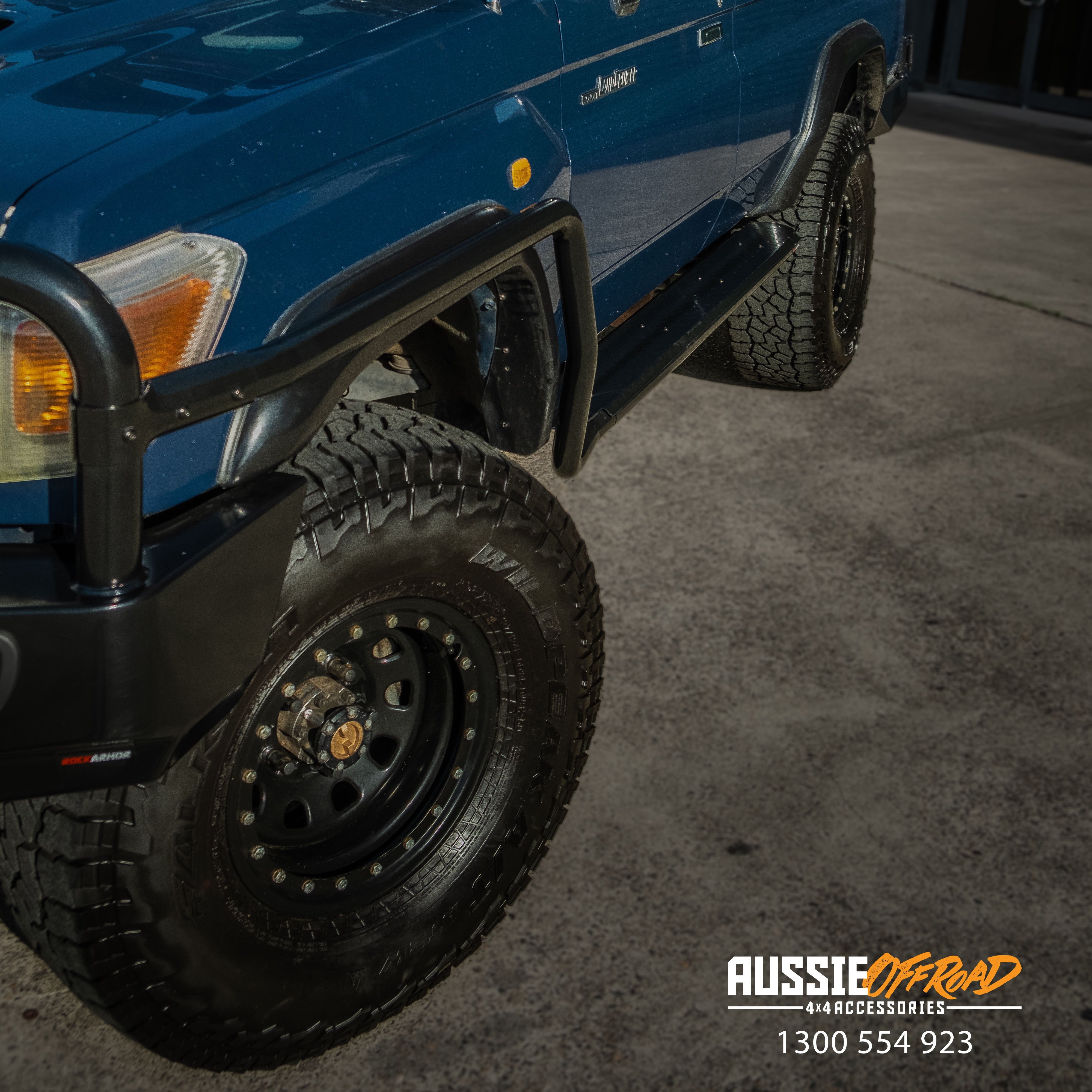 Brush Bar Side Rails Suits: 75/76/78/79 Series Landcruiser