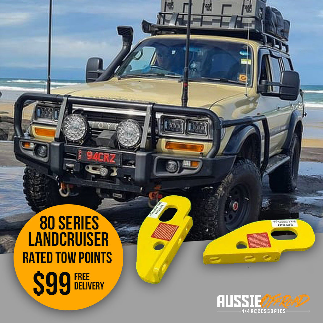 80 Series Landcruiser Rated Recovery Points