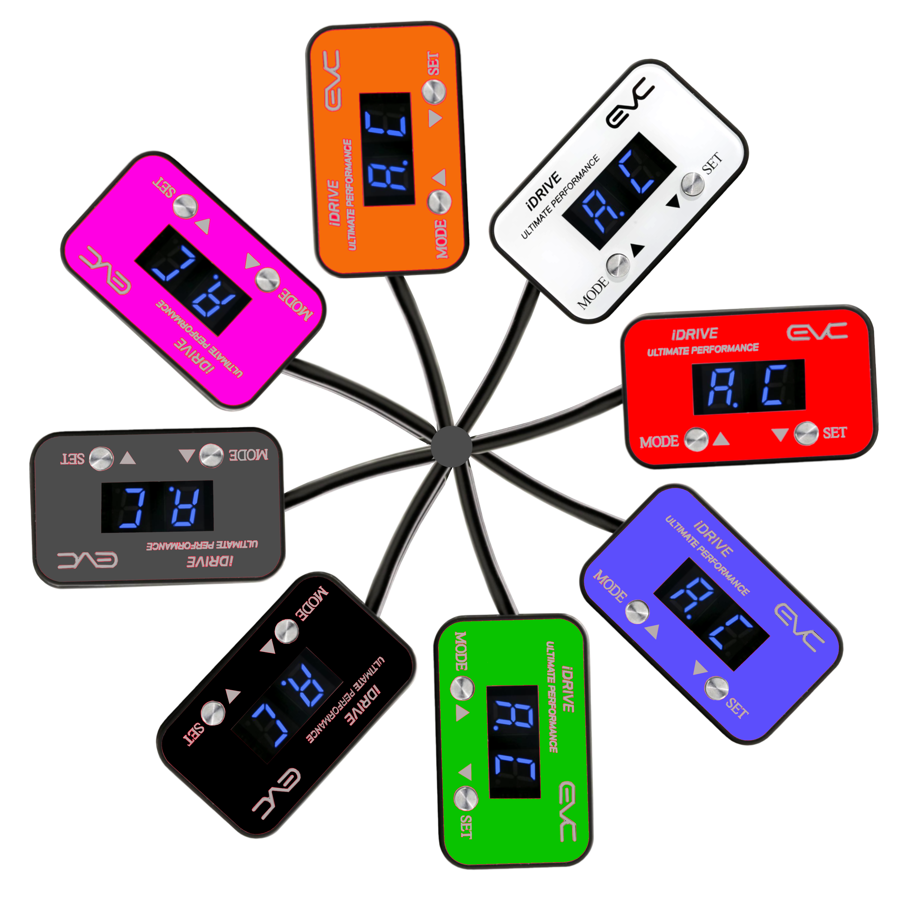 EVC Colour Face BLUE (STICKER)