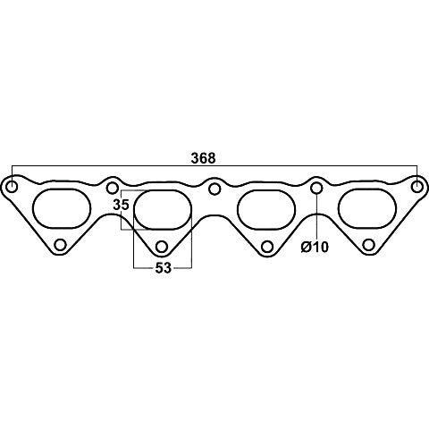Redback Gasket for Mitsubishi Triton (01/2007 - 03/2015)