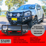 Isuzu MU-X Rockarmor Steel Elite Bull Bar (05/2017 - 07/2021)