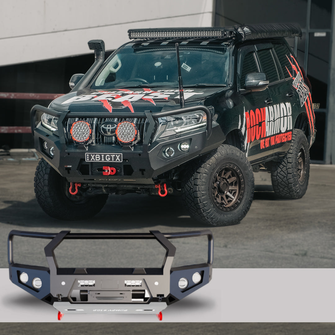 Prado 150 11/2017+ GT Steel Bull Bar by Rockarmor