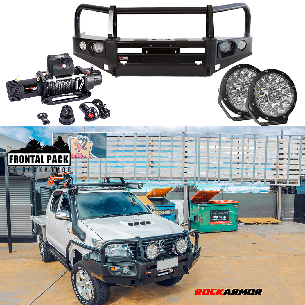 Toyota Hilux | 04/2005 - 08/2015 | Frontal Pack | Bull Bar, Winch, Spotties