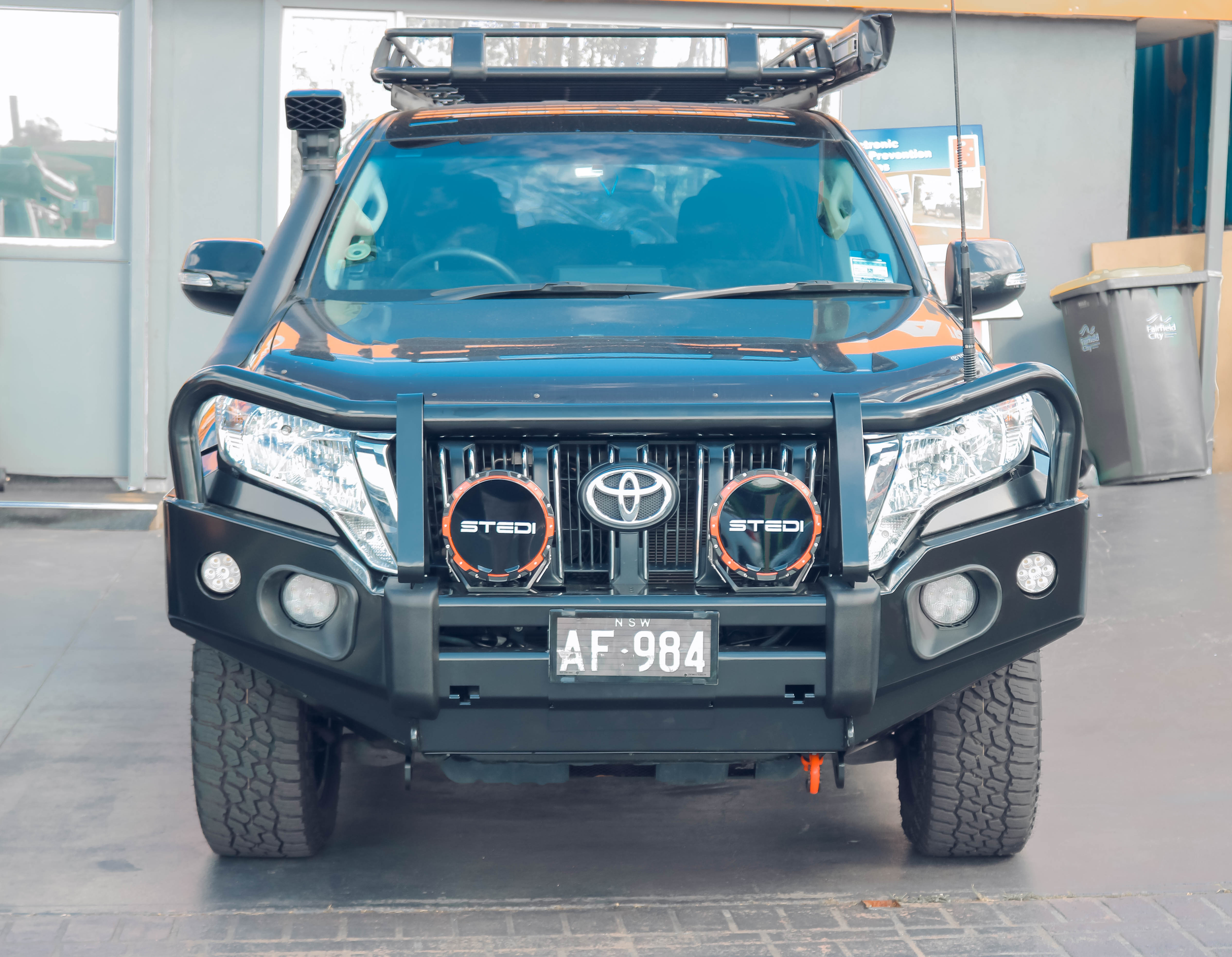 Prado 150 Series Rockarmor Elite Steel Bull Bar - Suits 2013 - 2017 Models