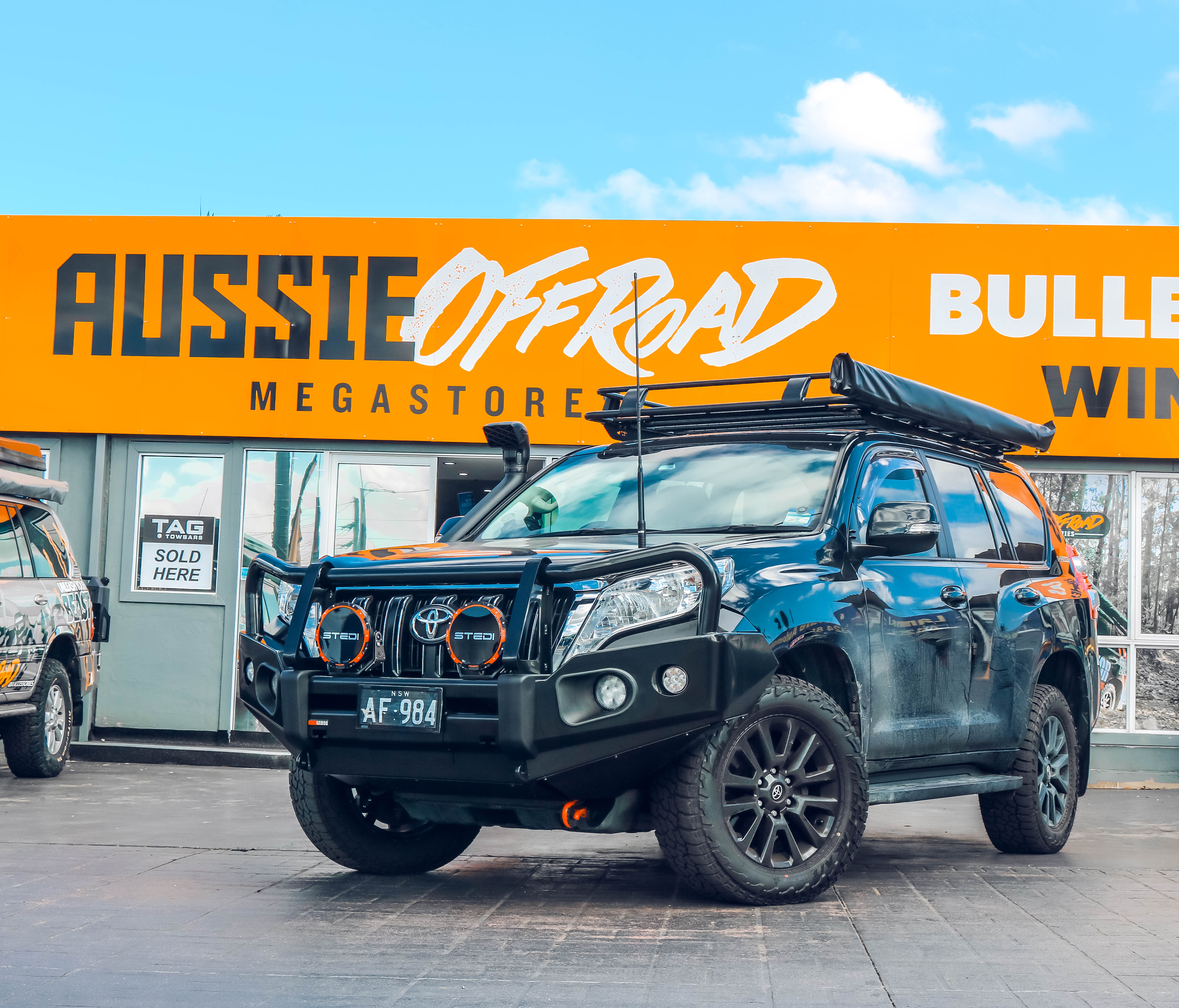 Prado 150 Series Rockarmor Elite Steel Bull Bar - Suits 2013 - 2017 Models