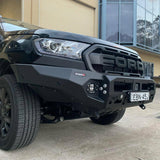 PX Ranger Rival Alloy Bull Bar + Runva Winch & Stedi Type X Spotties