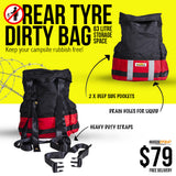 Rear Wheel Mounting Dirty Bag - Kalahari
