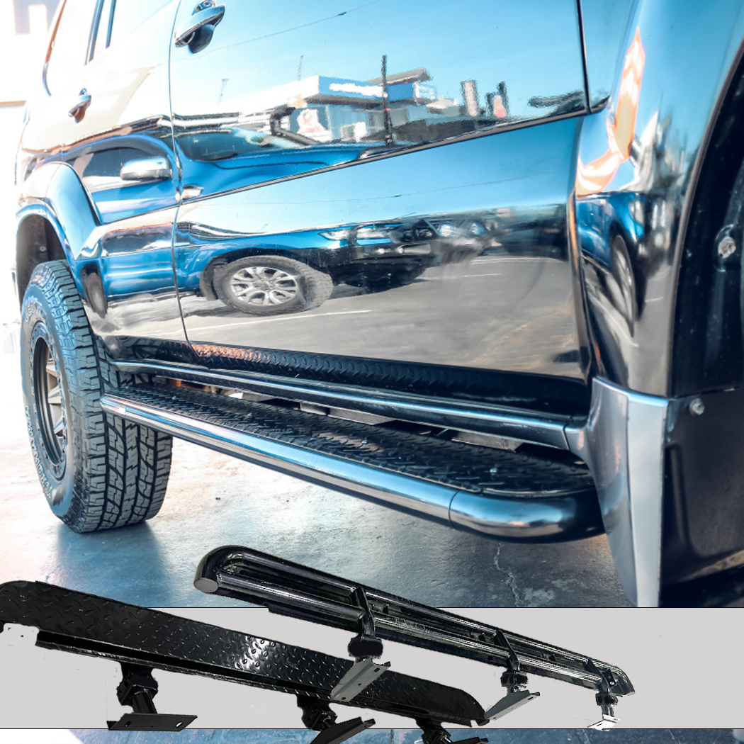 Prado 120 Series RockArmor Rockslider Side Steps